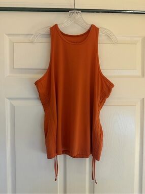 Helly Hansen Cinch Sides Orange Tank Top